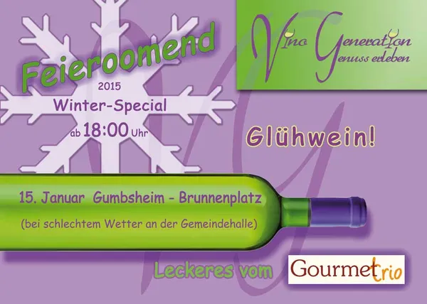 Flyer „Feierowend“