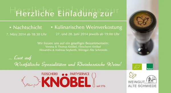 Veranstaltungsflyer „Nachtschicht“