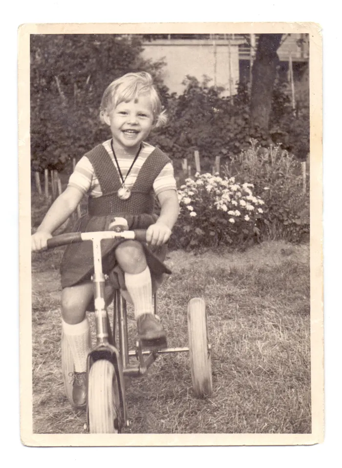 Restauriertes altes Foto von 1966